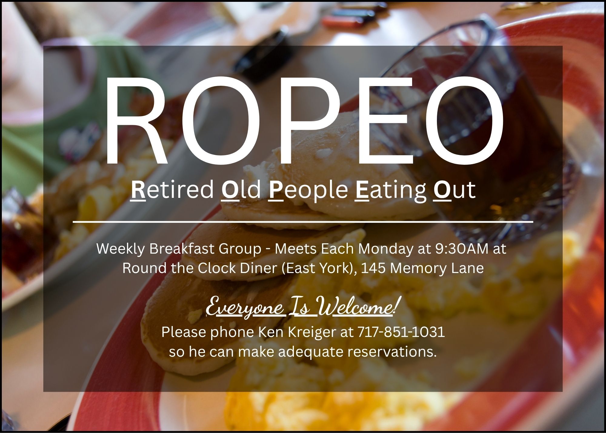ROPEO (Round the Clock Diner, East)